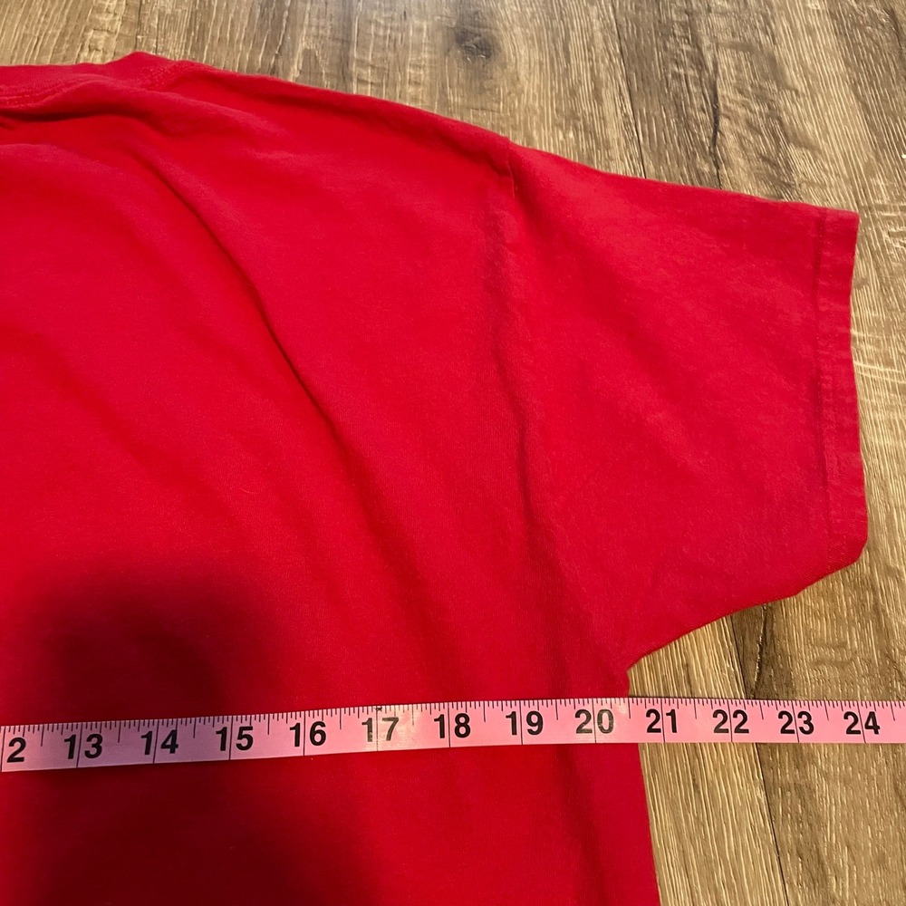 Hanes Mens Utah Utes T-Shirt Large Red Cotton Blend NCAA Collegiate Graphic Tee - Picture 6 of 7